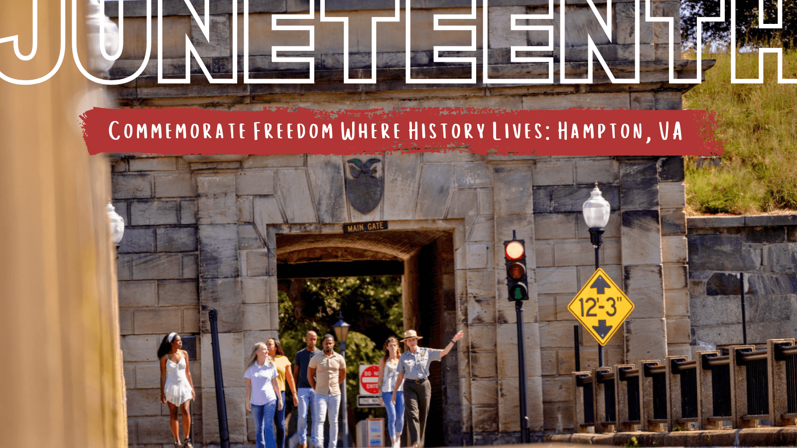 Juneteenth. Commemorate freedom where history lives: Hampton, VA.
