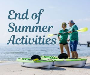 End of Summer Activities