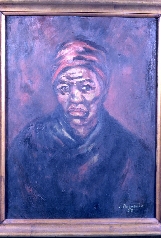 A painting of Harriet Tubman