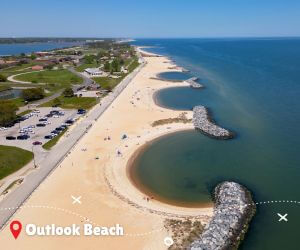 Outlook Beach at Fort Monroe