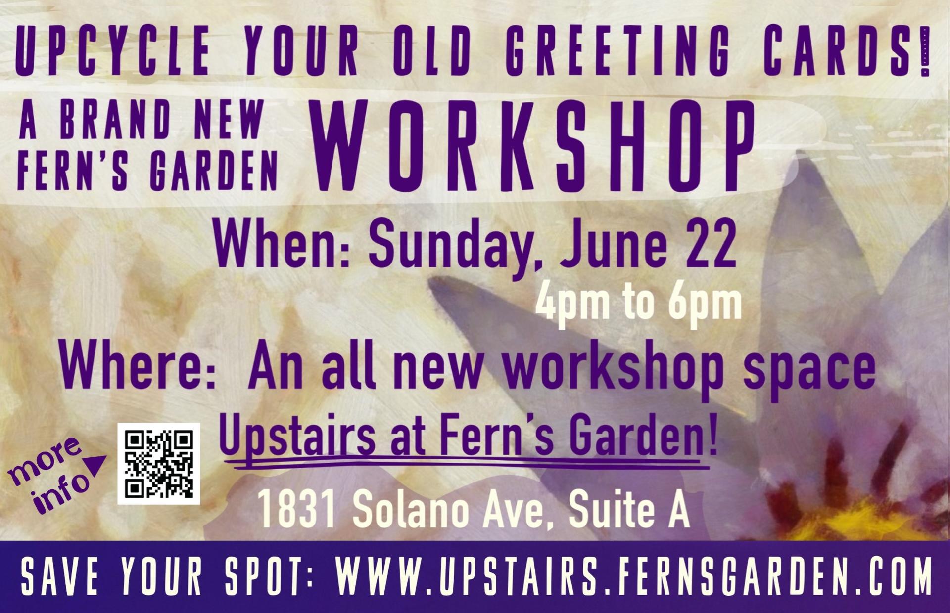 Upstairs at Fern's Garden