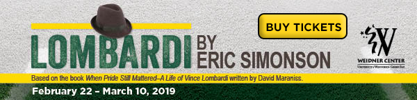 Lombardi by Eric Simonson at the Weidner Center for the Performing Arts