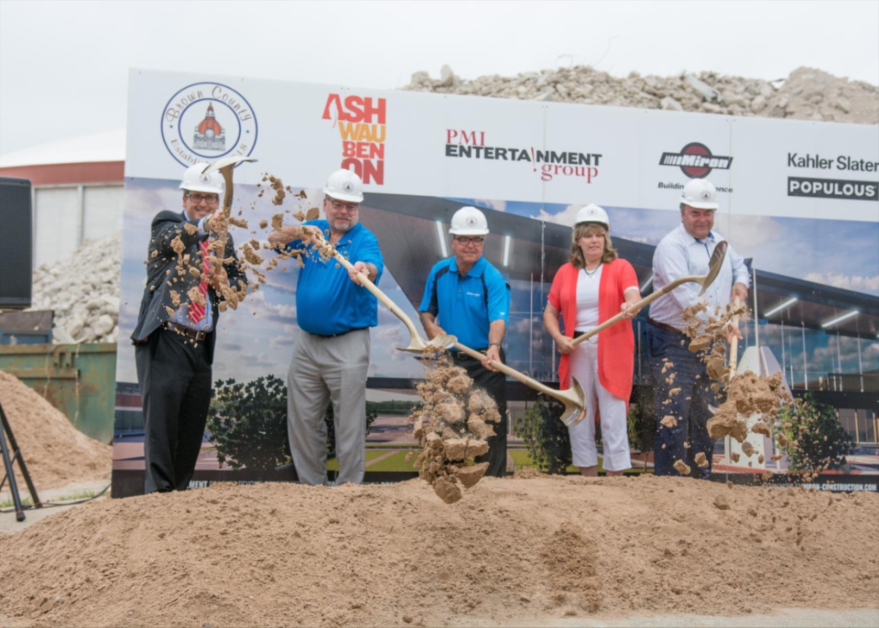 Brown County Exposition Center Ground Breaking July 2019